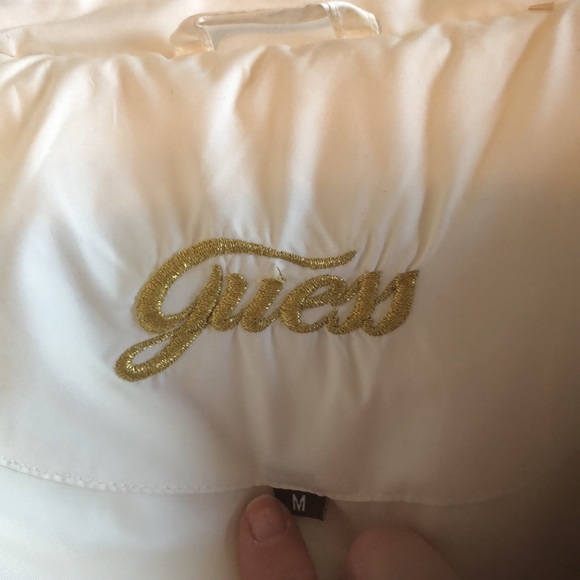 Guess down filled coat size M Ptp 22” length 33”. - Picture 4 of 13